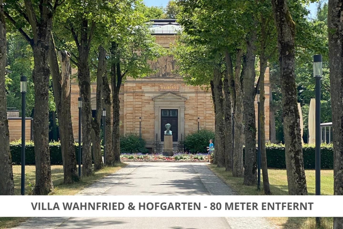 Apartment Wahnfried No4 - Zentral wohnen mit Küche und Duschbad Bayreuth Exterior foto
